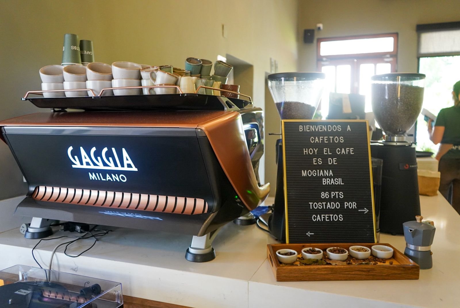 Cartel de bienvenida Cafetos